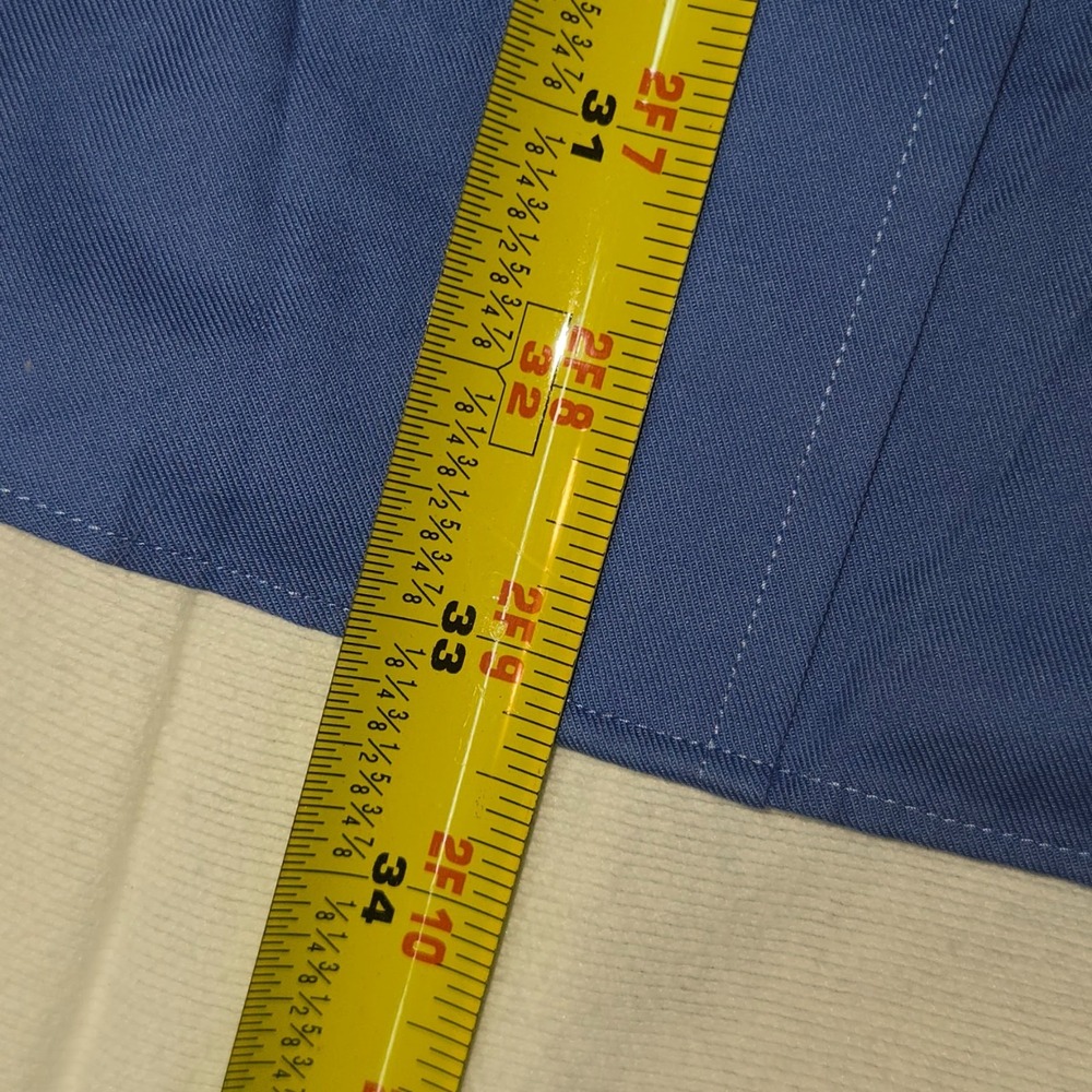 Merona "The Ultimate Shirt" Men's XXL Blue Long Sleeve Button Down 18-18 1/2 - Picture 13 of 16